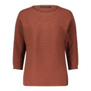 Casual Batwing Sleeve Cable Knit Sweater Betty Barclay , Brown , Dames