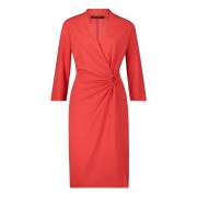 Elegant Jerseyjurk met Ruches Betty Barclay , Red , Dames