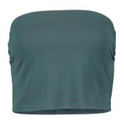 Strapless Corset Top Casual Elegantie vera mont , Green , Dames