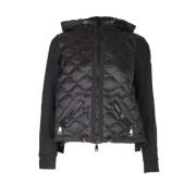 Pre-owned Nylon outerwear Moncler Pre-owned , Black , Dames