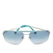 Pre-owned Acetate sunglasses Louis Vuitton Vintage , Blue , Heren