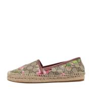 Pre-owned Coated canvas flats Gucci Vintage , Beige , Dames