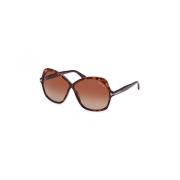 Oversized zonnebril Rosemin voor vrouwen Tom Ford , Brown , Dames