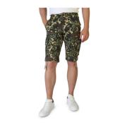Heren Katoenen Shorts in Multikleur Tommy Hilfiger , Green , Heren