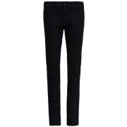 Slim-Fit Zwarte Stretch Denim Jeans Dolce & Gabbana , Black , Heren