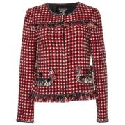 Pre-owned Fabric outerwear Moschino Pre-Owned , Red , Dames