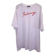 Pre-owned Cotton tops Balenciaga Vintage , White , Heren