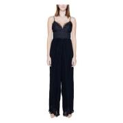 Strappy Sweetheart Neckline Jumpsuit Guess , Black , Dames