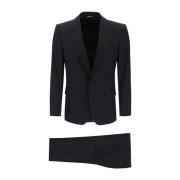 Elegant Pak voor Mannen Dolce & Gabbana , Black , Heren