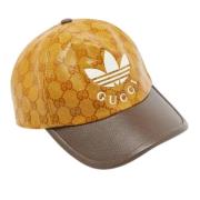 Pre-owned Canvas hats Gucci Vintage , Yellow , Heren