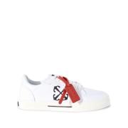 Pijl Geborduurde Canvas Lage Sneakers Off White , Multicolor , Heren