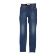 High-waist jeans met vijf zakken Max Mara Weekend , Blue , Dames