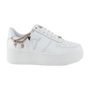 Witte Brave/Gouden Ketting Sneakers Windsor Smith , White , Dames