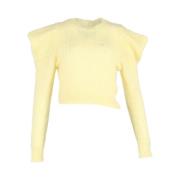 Pre-owned Wool outerwear Isabel Marant Pre-owned , Yellow , Dames