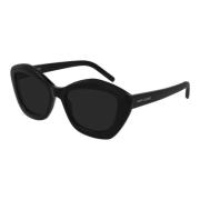 Black/Grey Sunglasses SL 70 Saint Laurent , Black , Dames
