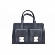 Pre-owned Leather handbags Fendi Vintage , Black , Dames