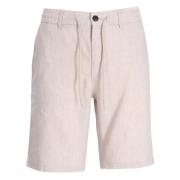 Linnen shorts met zakken Hugo Boss , Beige , Heren