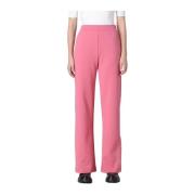 Stijlvolle Straight Broek voor Vrouwen Max Mara , Pink , Dames