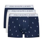 3 Stretch Boxers Set - Blauw Logo Ralph Lauren , Multicolor , Heren