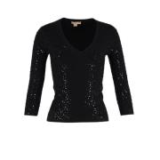 Pre-owned Polyester tops Michael Kors Pre-owned , Black , Dames