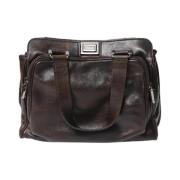 Pre-owned Leather handbags Celine Vintage , Brown , Dames