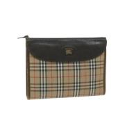 Pre-owned Nylon clutches Burberry Vintage , Multicolor , Dames