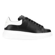 Zwart Wit Platform Sneakers Alexander McQueen , Black , Heren