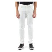 Slim Taper Fit Jeans Tommy Hilfiger , White , Heren