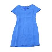 Pre-owned Silk dresses Balenciaga Vintage , Blue , Dames