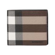 Ruit Bifold Portemonnee Burberry , Multicolor , Heren