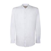 Witte Linnen Overhemd Selected Homme , White , Heren