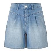Blauwe Denim Shorts voor Vrouwen Rich & Royal , Blue , Dames