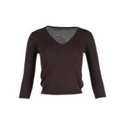 Pre-owned Cotton tops Mulberry Pre-owned , Brown , Dames