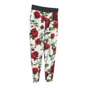 Pre-owned Silk bottoms Dolce & Gabbana Pre-owned , Multicolor , Dames