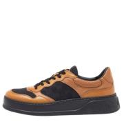 Pre-owned Canvas sneakers Gucci Vintage , Brown , Heren