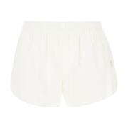 Casual Denim Shorts voor Vrouwen T by Alexander Wang , White , Dames