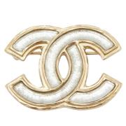 Pre-owned Plastic chanel-jewelry Chanel Vintage , Yellow , Dames