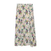 Lichtroze bloemenprint maxi rok Zadig & Voltaire , Multicolor , Dames