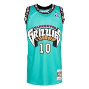 Grizzlies Mike Bibby Shirt Mitchell & Ness , Blue , Heren