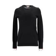 Pre-owned Wool tops Burberry Vintage , Black , Dames