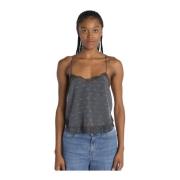 Blauwe Kant Top Claudy JAQ Zadig & Voltaire , Blue , Dames