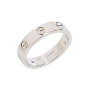 Pre-owned White Gold rings Cartier Vintage , Gray , Dames