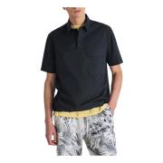 Klassieke Kraag Shirt - Zwart Antony Morato , Black , Heren