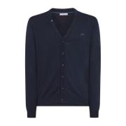 Stijlvolle Solide Cardigan Sweater Sun68 , Blue , Heren