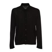 Zwarte Overhemd Collectie Roberto Collina , Black , Heren