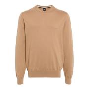 Gezellig Beige Crewneck Sweater Boss , Beige , Heren