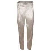 Elegante Herenbroek Brunello Cucinelli , Beige , Dames