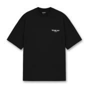 Street Style Oversized Tee Represent , Black , Heren