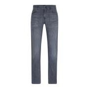 Lichtgrijze Slim Fit Jeans Boss , Gray , Heren