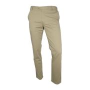 Fine Micro Print Flex Broek Oslo Meyer , Beige , Heren